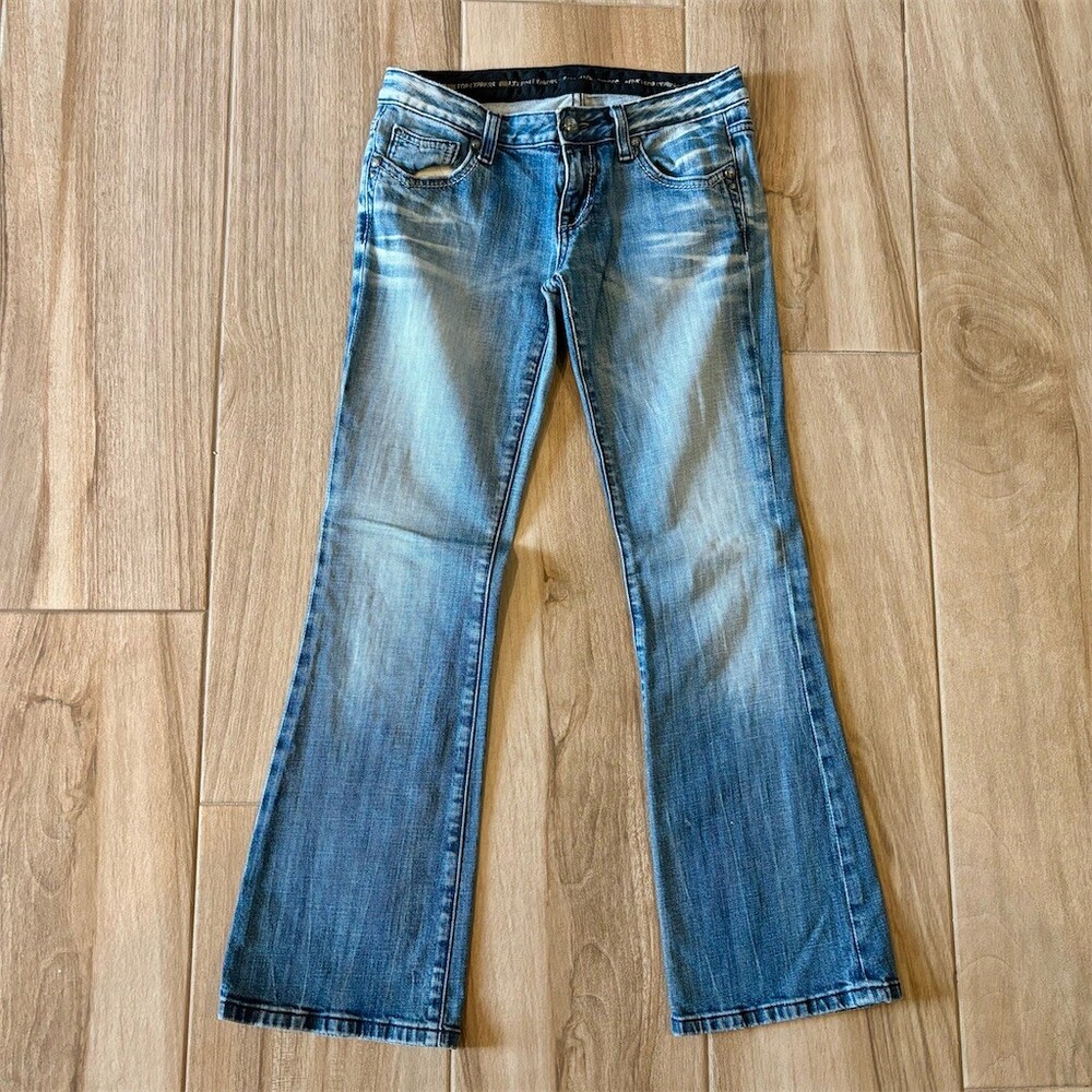 ReRock for Express Jeans Womens Size 28 Blue Light Wash Bootcut Stretch
